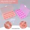 4 PCK Jewelry Organizer, SMALL Plastic Jewelry Box(15 grids) with Movable Dividers Earring Storage Containers, Size 6.9×3.9×0.9in